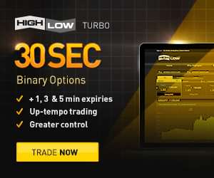 HighLow.net - 30 Seconds Binary Options Trading Feature